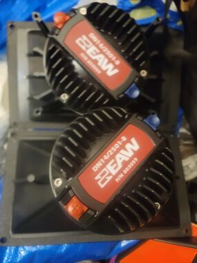 CEAW Red and Black Horn Drivers - Pair